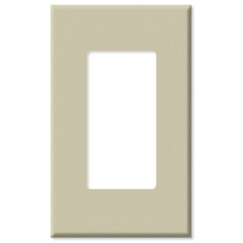 Leviton Decora Plus Screwless Snap-On Wallplate, 1-Gang