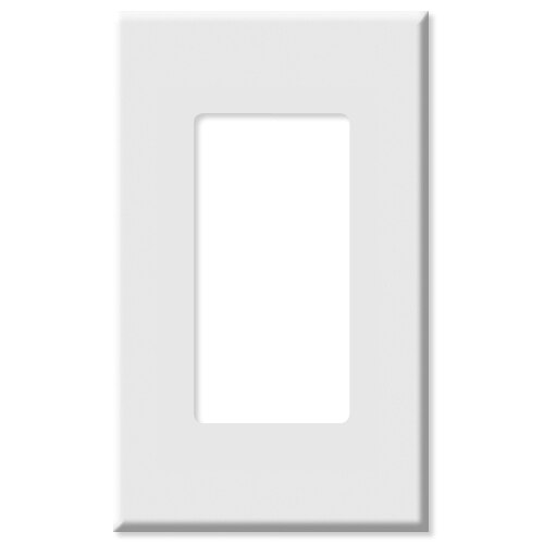 Leviton Decora Plus Screwless Snap-On Wallplate, 1-Gang