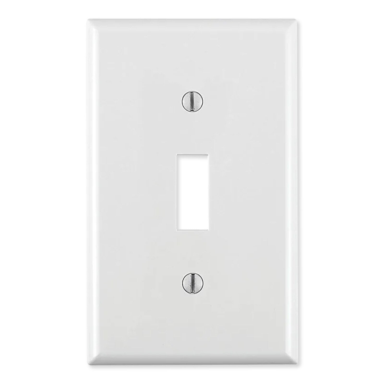 Leviton 2-Gang Toggle Device Switch Wallplate, Standard Size