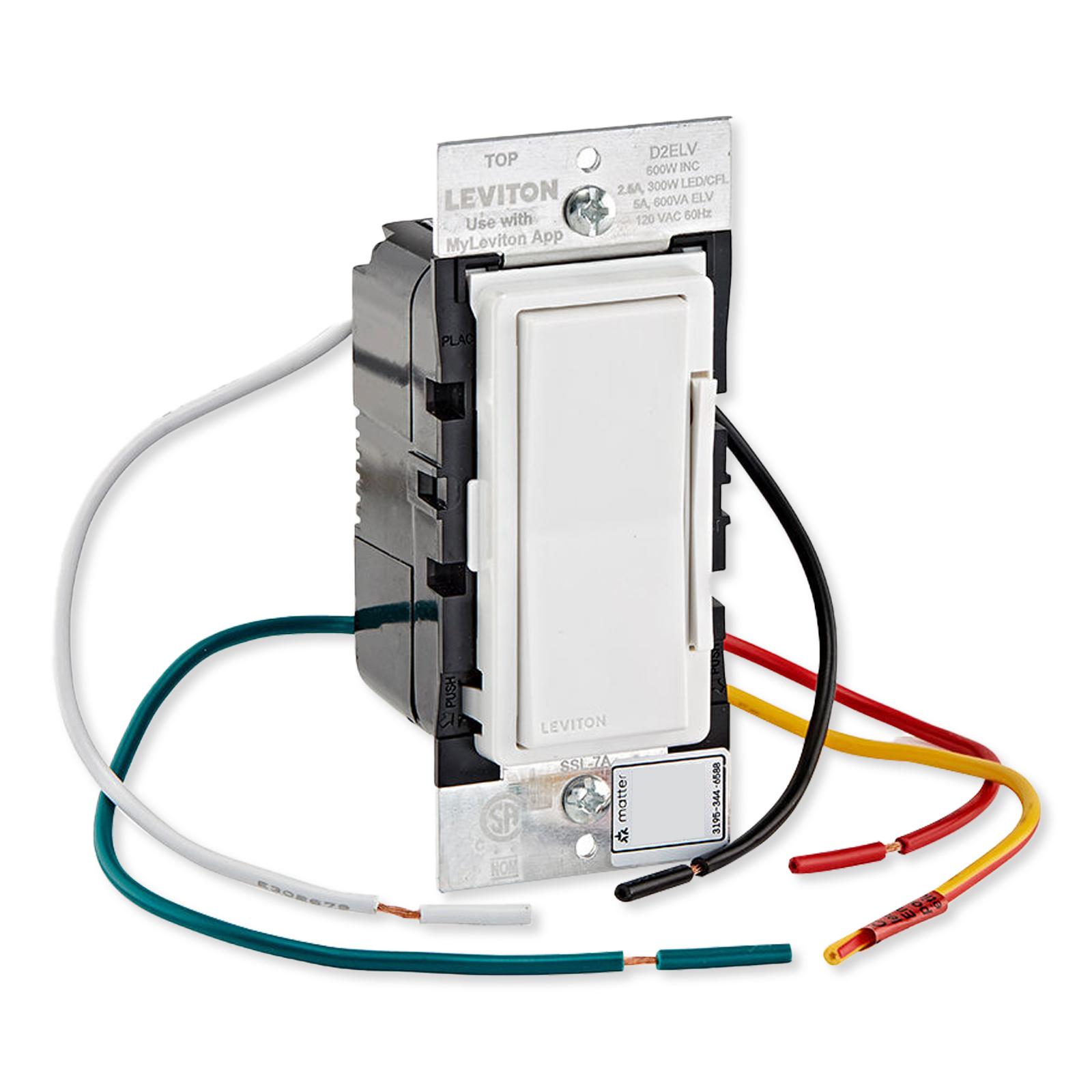 Leviton Decora Smart ELV/LED Phase Selectable Dimmer (2nd Gen)