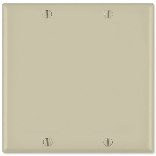 Leviton Blank Wallplate, 2-Gang
