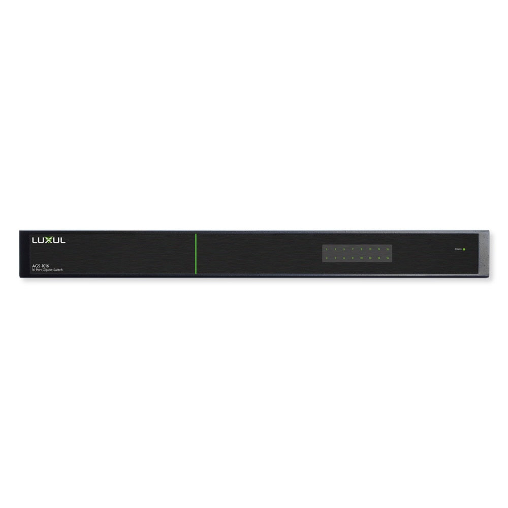 Luxul AV Series 16-Port Gigabit Switch, 32Gbps, Rack Mount