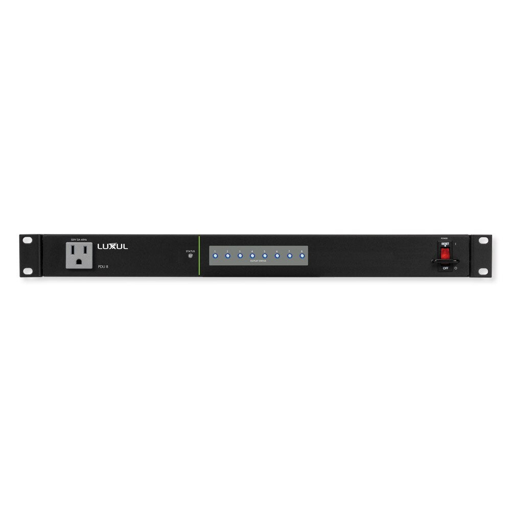 Luxul 8 Outlet Intelligent Network Power Distribution Unit