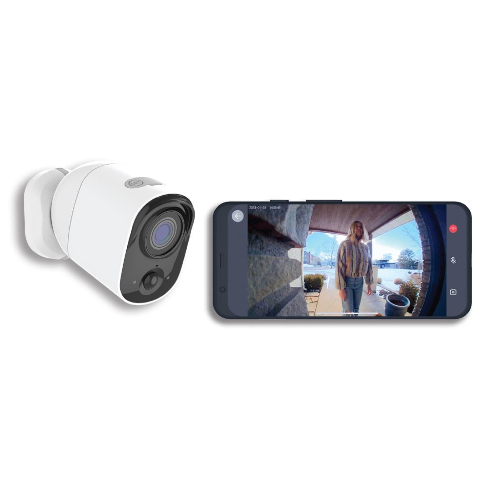 Napco Prima Indoor/Outdoor HD Camera with Self-Healing Wi-Fi & EZ-Magnetic Mount