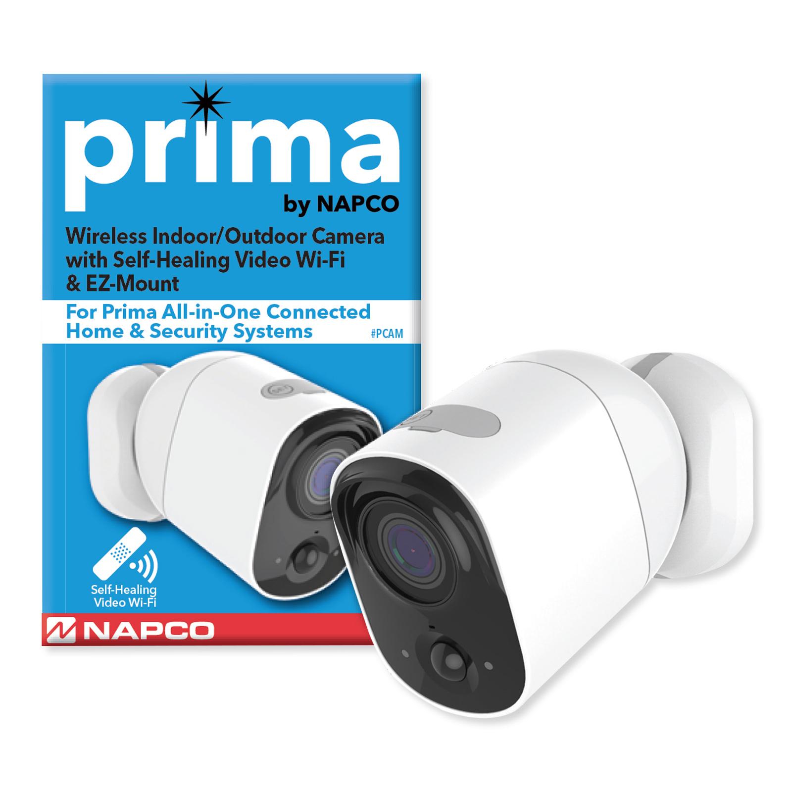 Napco Prima Indoor/Outdoor HD Camera, with Self-Healing Wi-Fi & EZ-Magnetic Mount