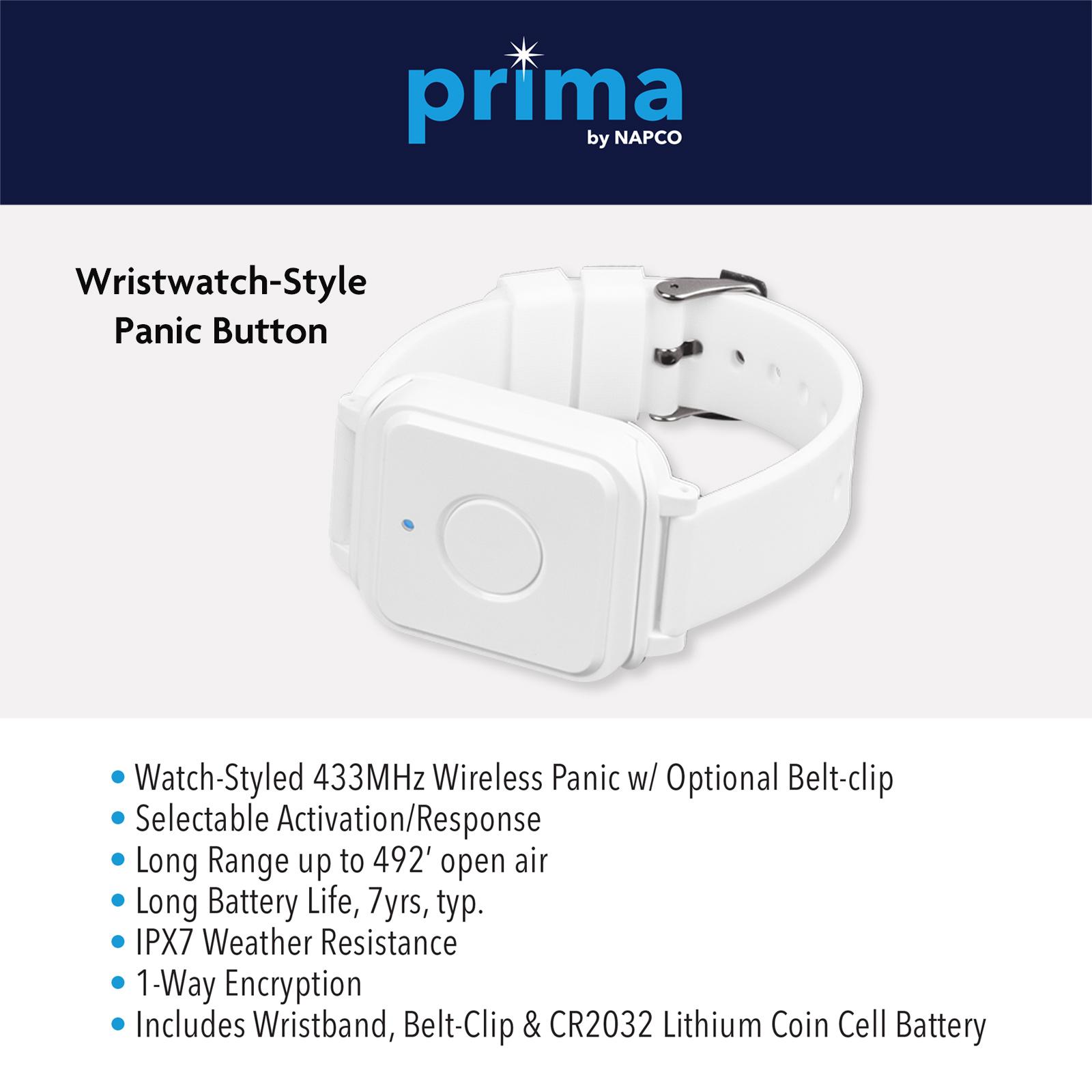 Napco Prima Wristwatch-Style Panic Button