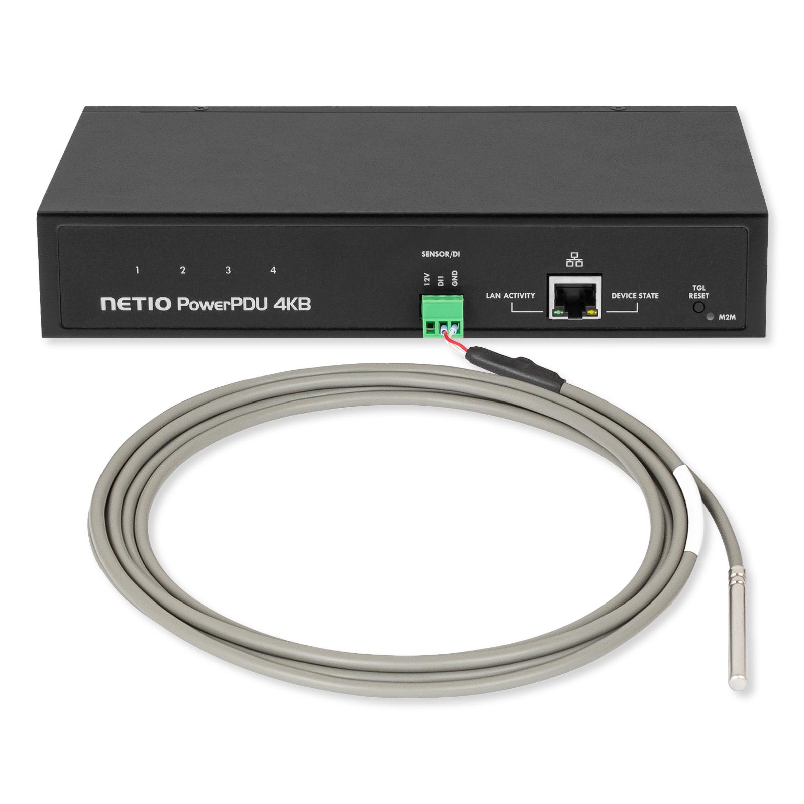NETIO PowerPDU 4KB Smart Power Distribution Unit, 4 Metered NEMA 5-15R Outputs
