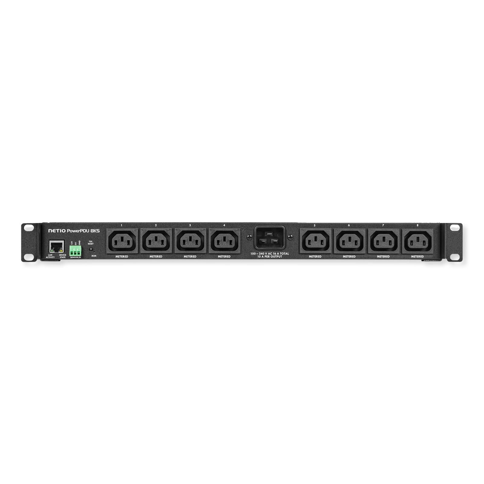 NETIO PowerPDU 8KS Smart Power Distribution Unit, 8 IEC-320 C13 Outputs