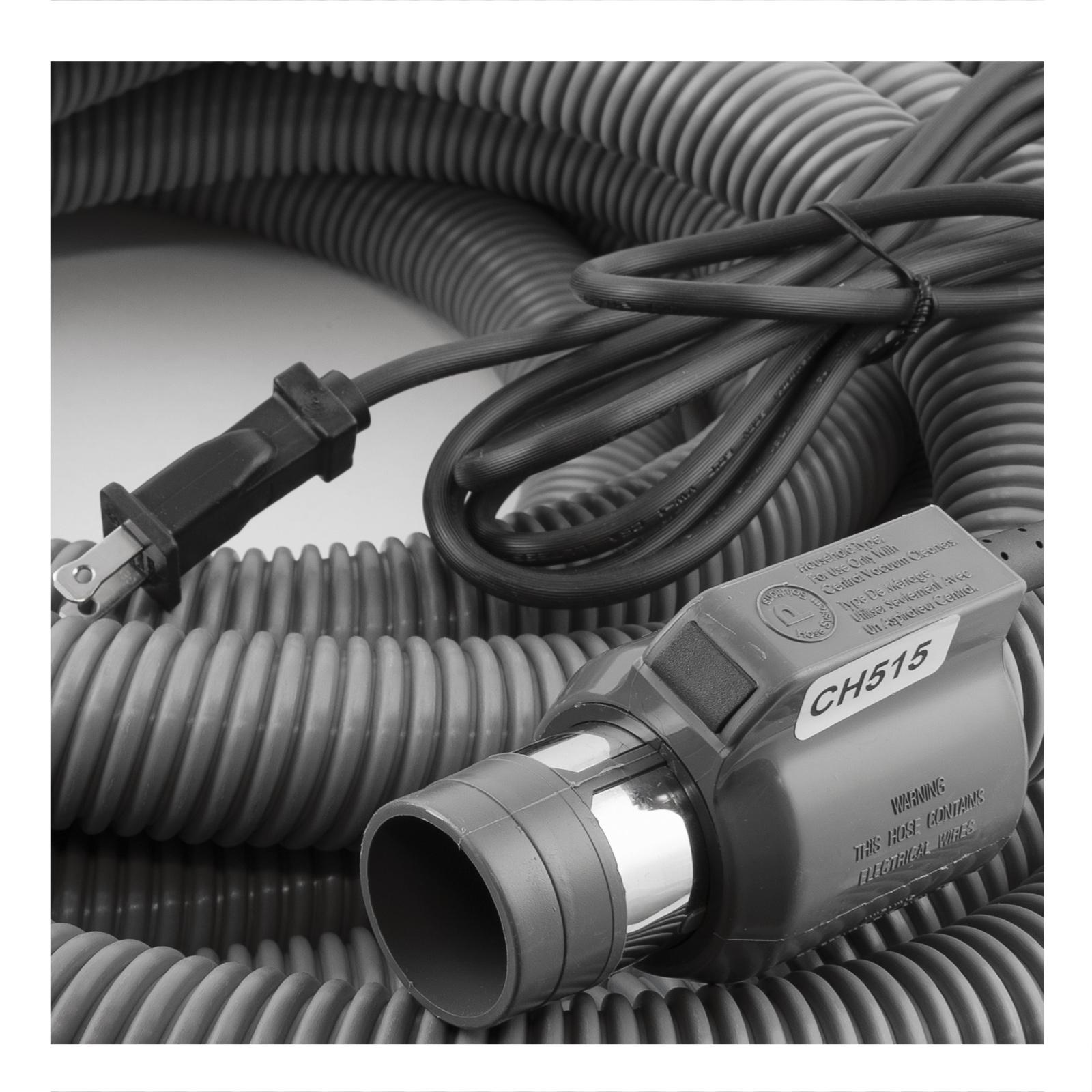 NuTone Central Vacuum Current-Carrying Crushproof Hose, 30'