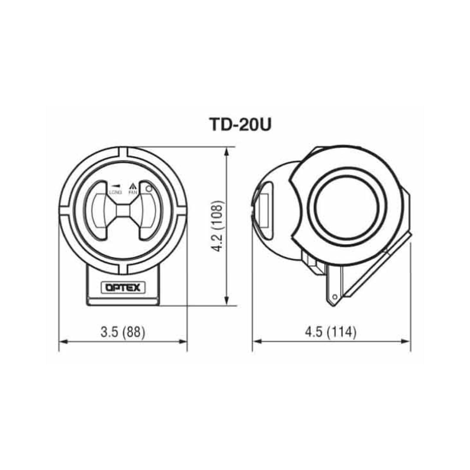 Optex Wireless 2000 Indoor/Outdoor Motion Sensor Transmitter