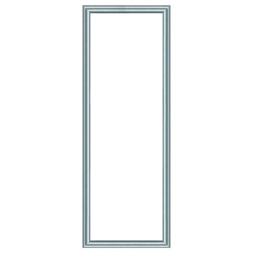 On-Q/Legrand Custom Door, Brushed Aluminum Frame, Clear Insert