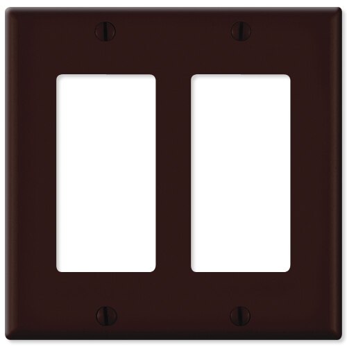 On-Q/Legrand Decorator Wallplate, 2-Gang