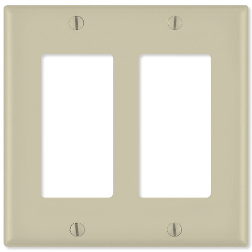 On-Q/Legrand Decorator Wallplate, 2-Gang