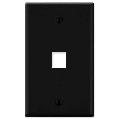 On-Q/Legrand Keystone Wallplate, 1-Gang, 1-Port
