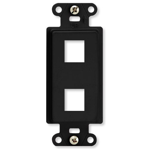 On-Q/Legrand Keystone Decorator Strap, 2-Port