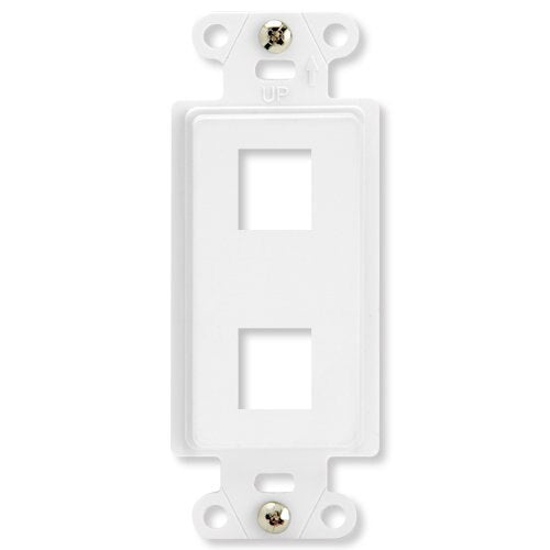 On-Q/Legrand Keystone Decorator Strap, 2-Port