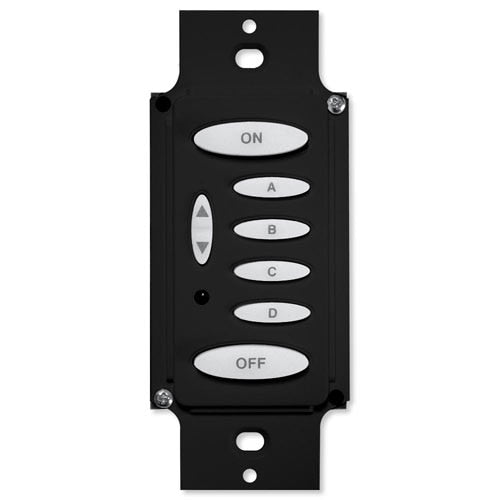PCS PulseWorx UPB Dimmer Wall Switch, 6 Button