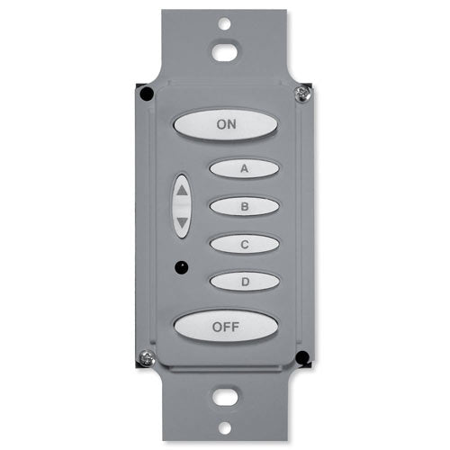 PCS PulseWorx UPB Wall Controller, Load Relay, 8A, 6 Button