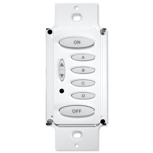 PCS PulseWorx UPB Wall Controller, Load Relay, 8A, 6 Button