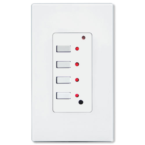 PCS SimpleWorx Wall Keypad Transmitter, 4 Button