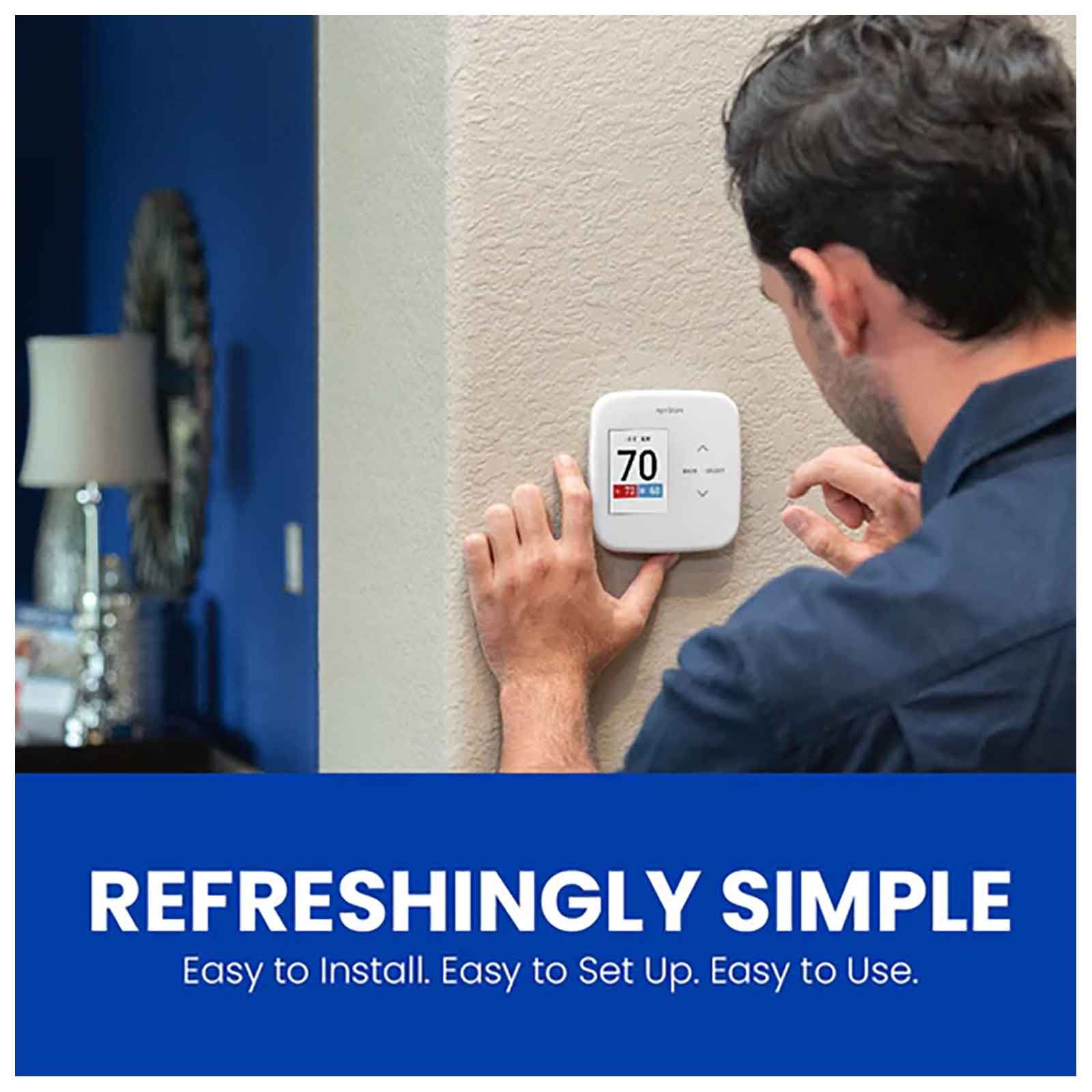 AprilAire S86NMUPR Programmable Multistage Universal Thermostat with IAQ Control