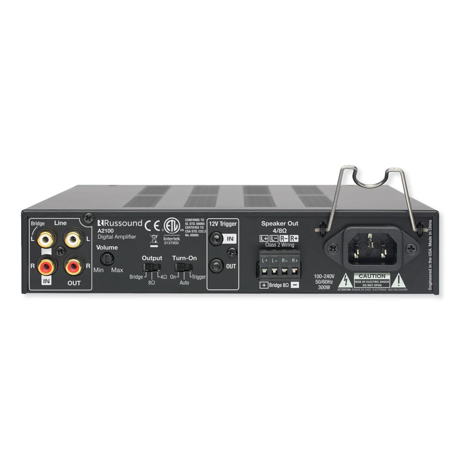 Russound Half-Rack Digital Amplifier, 2-Channel