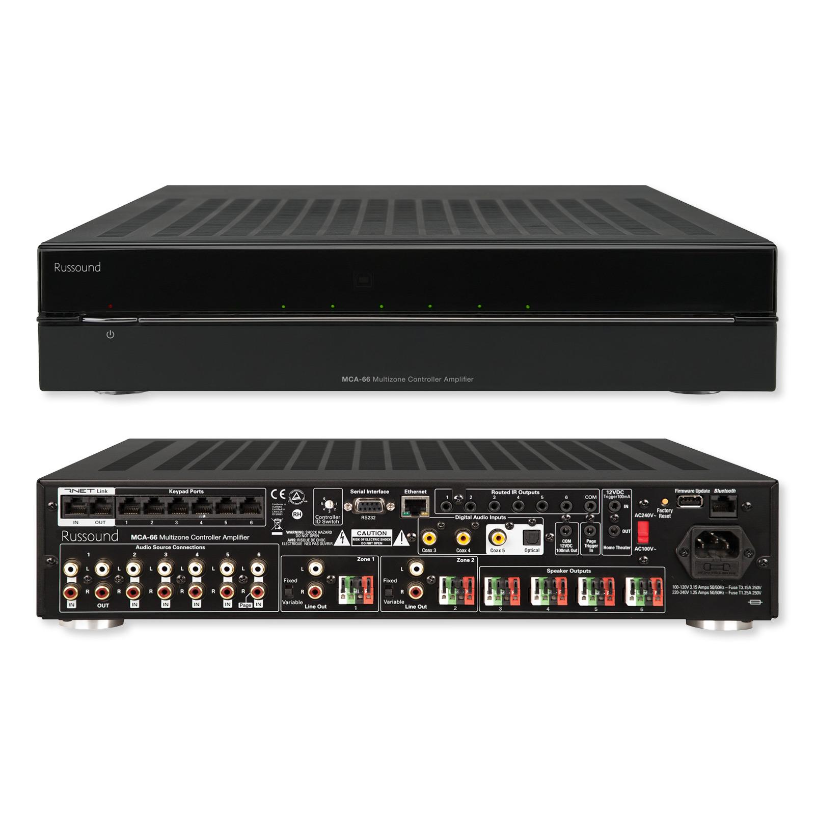 Russound 6 Zone, 6 Source Controller Amplifier