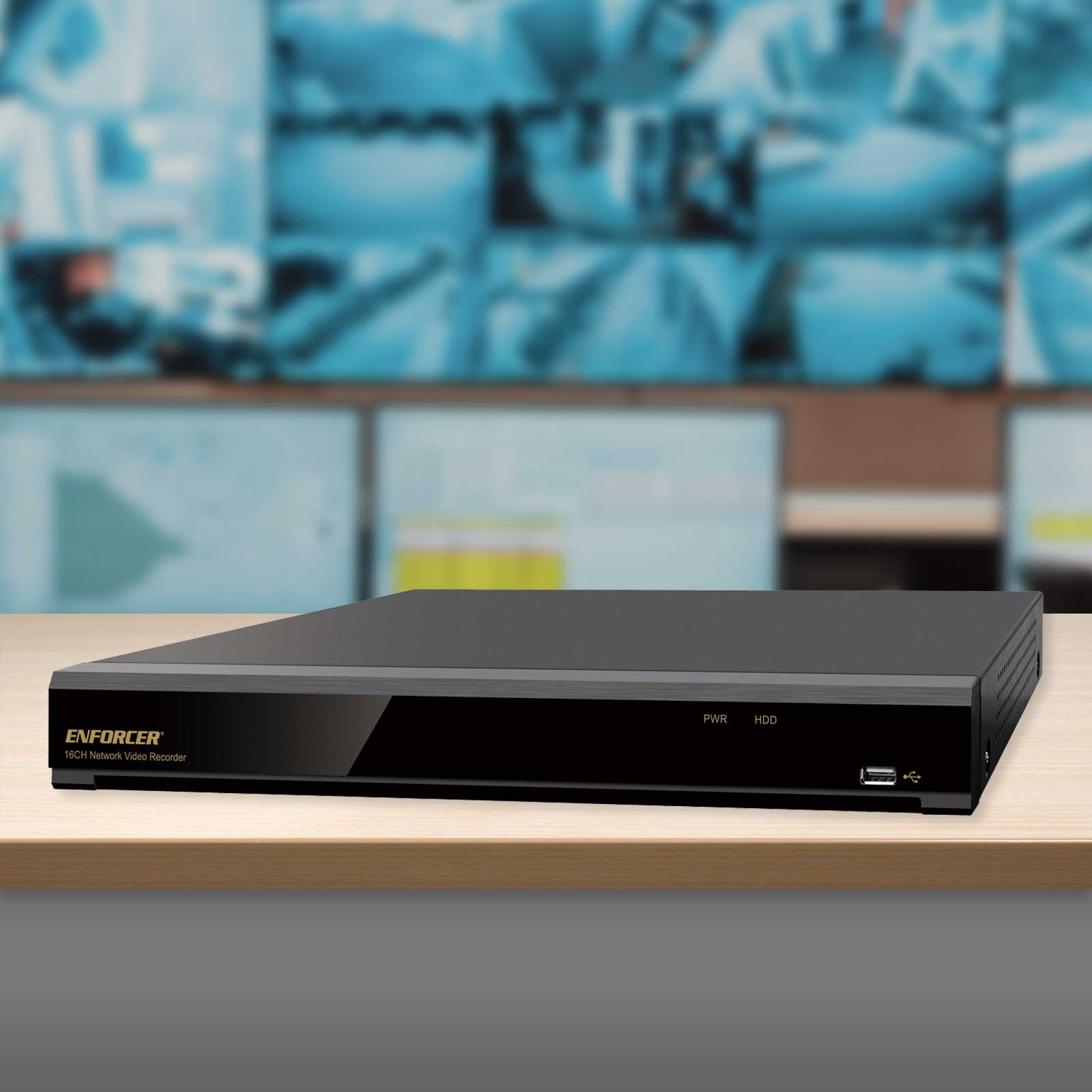 Seco-Larm ENFORCER 4K Network Video Recorder, 16-Channel, 4TB HDD