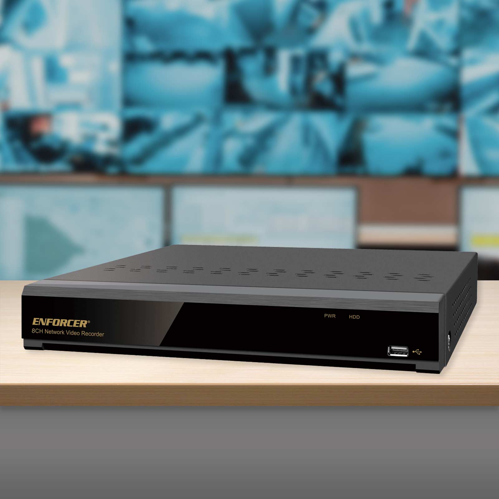 Seco-Larm ENFORCER NVR & Camera Kit with 4K 8-Channel NVR, 6 IP 5MP Turret Cameras, 2TB HDD