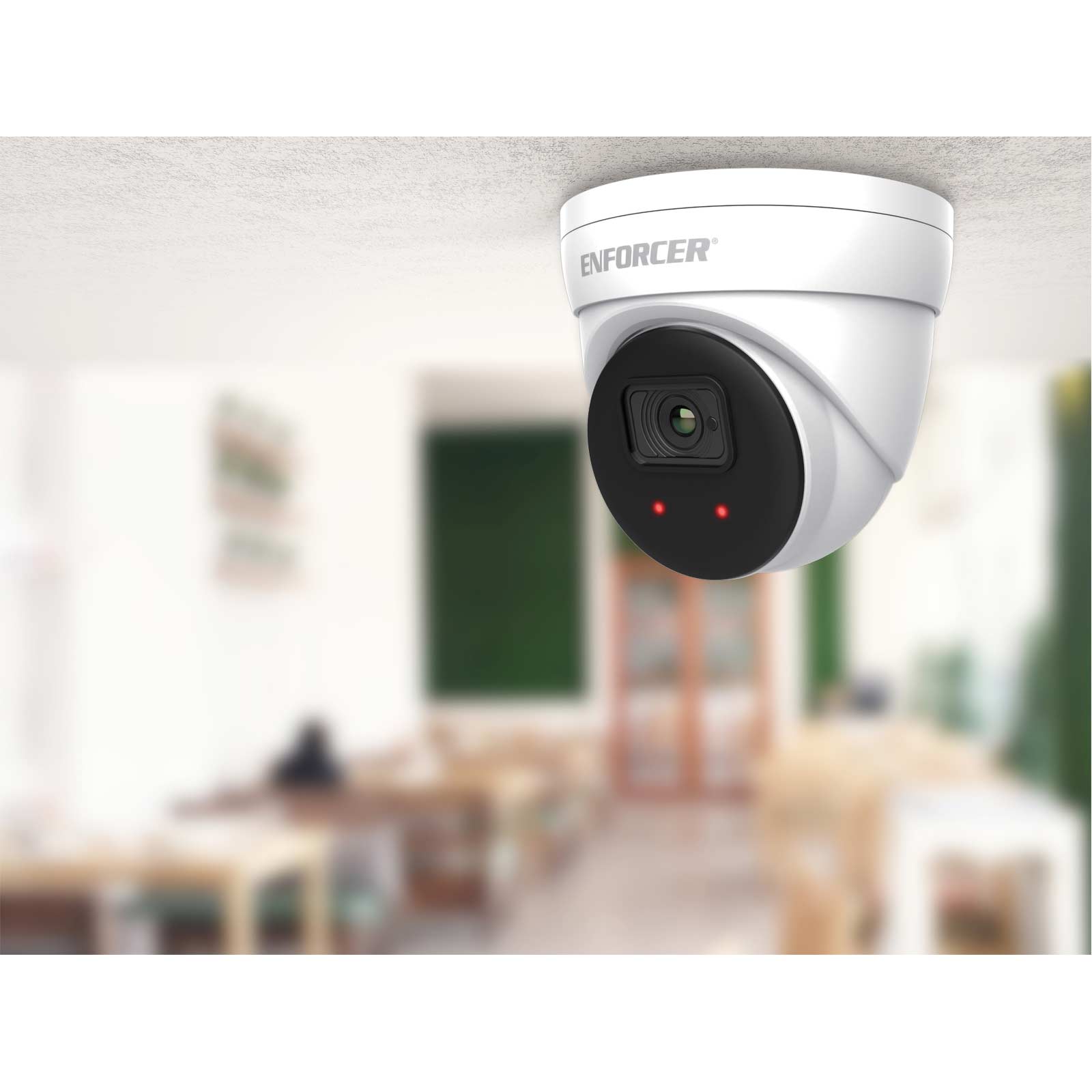 Seco-Larm ENFORCER 4K (8MP) IP Turret Camera, 2.8mm Fixed Lens