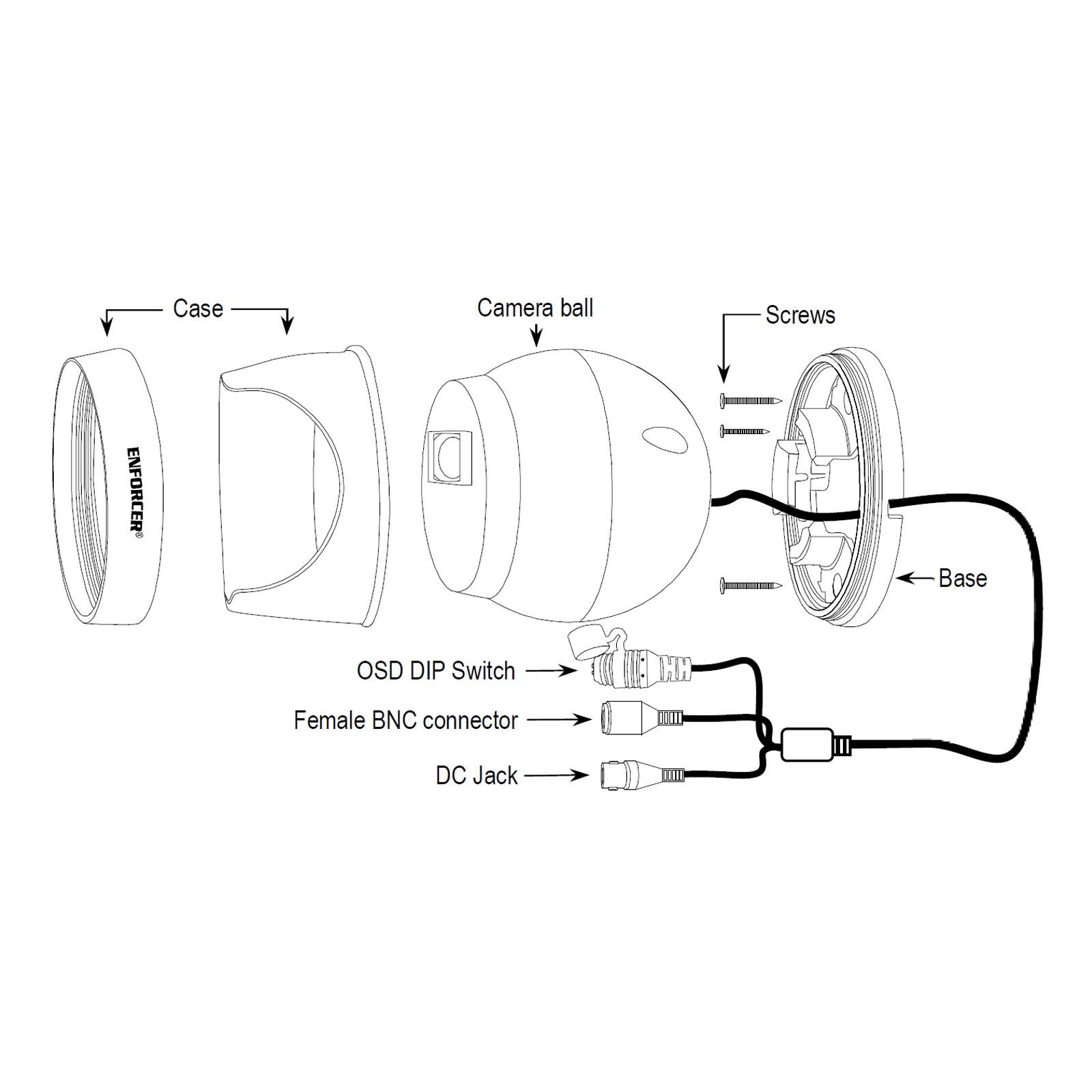 Seco-Larm ENFORCER HD 5MP 2.8mm Turret Camera