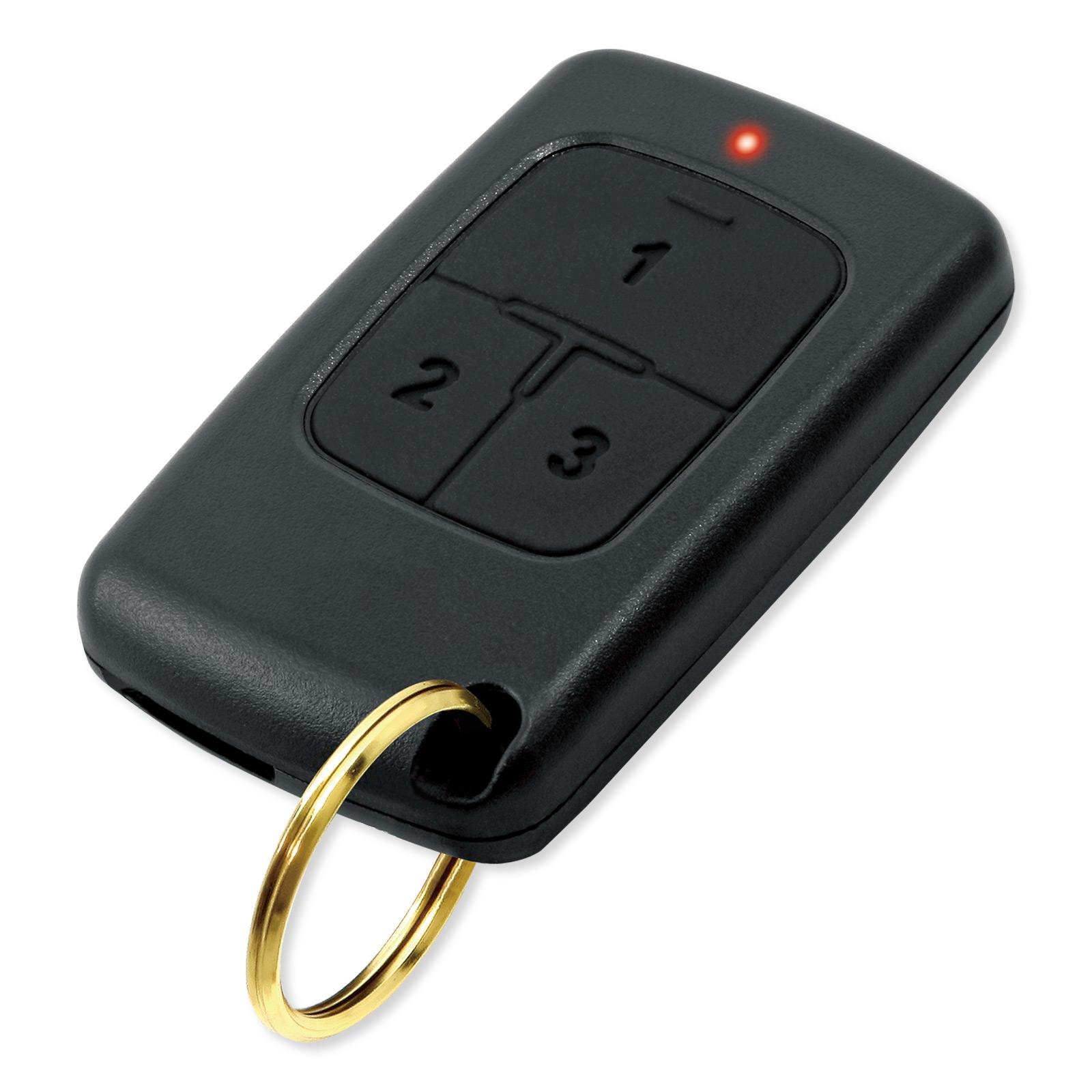 Seco-Larm ENFORCER 433.92 MHz Pre-coded Pendant RF Transmitter, 3-Buttons, 7-Channels