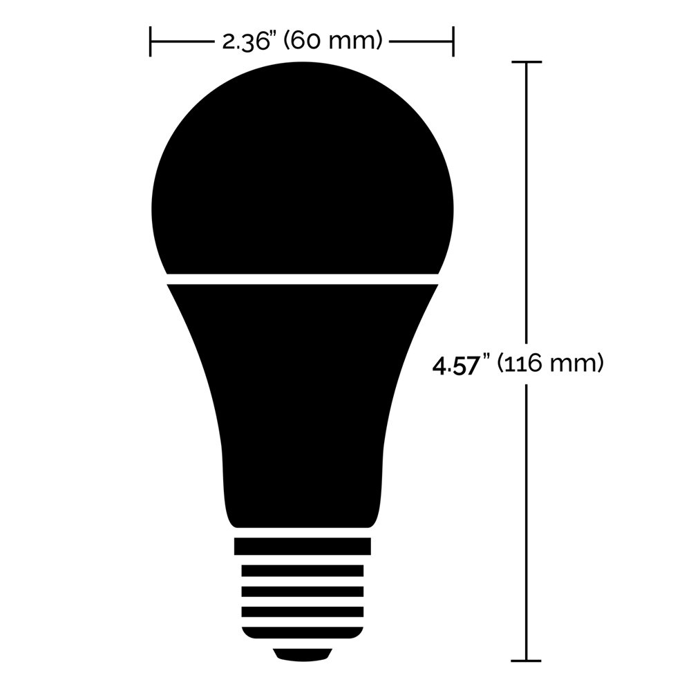 SATCO Starfish Wi-Fi 9.5W LED A19 RGB and Tunable White Smart Bulb