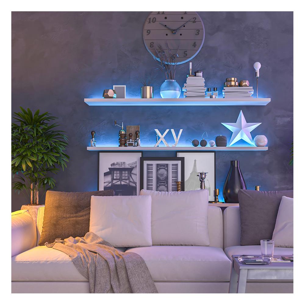 SATCO Starfish Wi-Fi 6' Indoor LED RGB & TW Tunable White Tape Light , 120v/1600lm/20w
