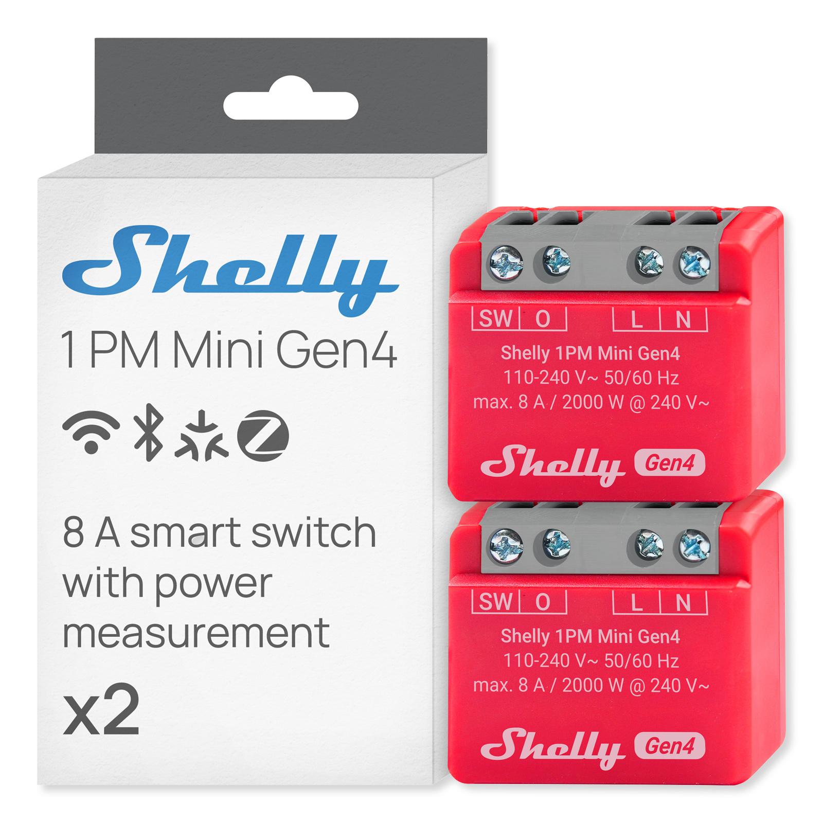 Shelly 1PM Mini Gen4 Smart Relay (Single Pack)