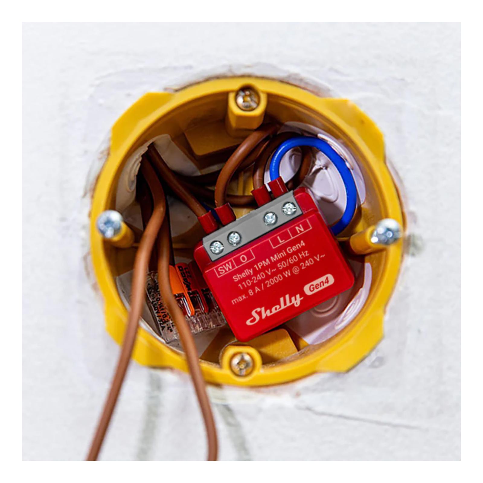 Shelly 1PM Mini Gen4 Smart Relay (Single Pack)
