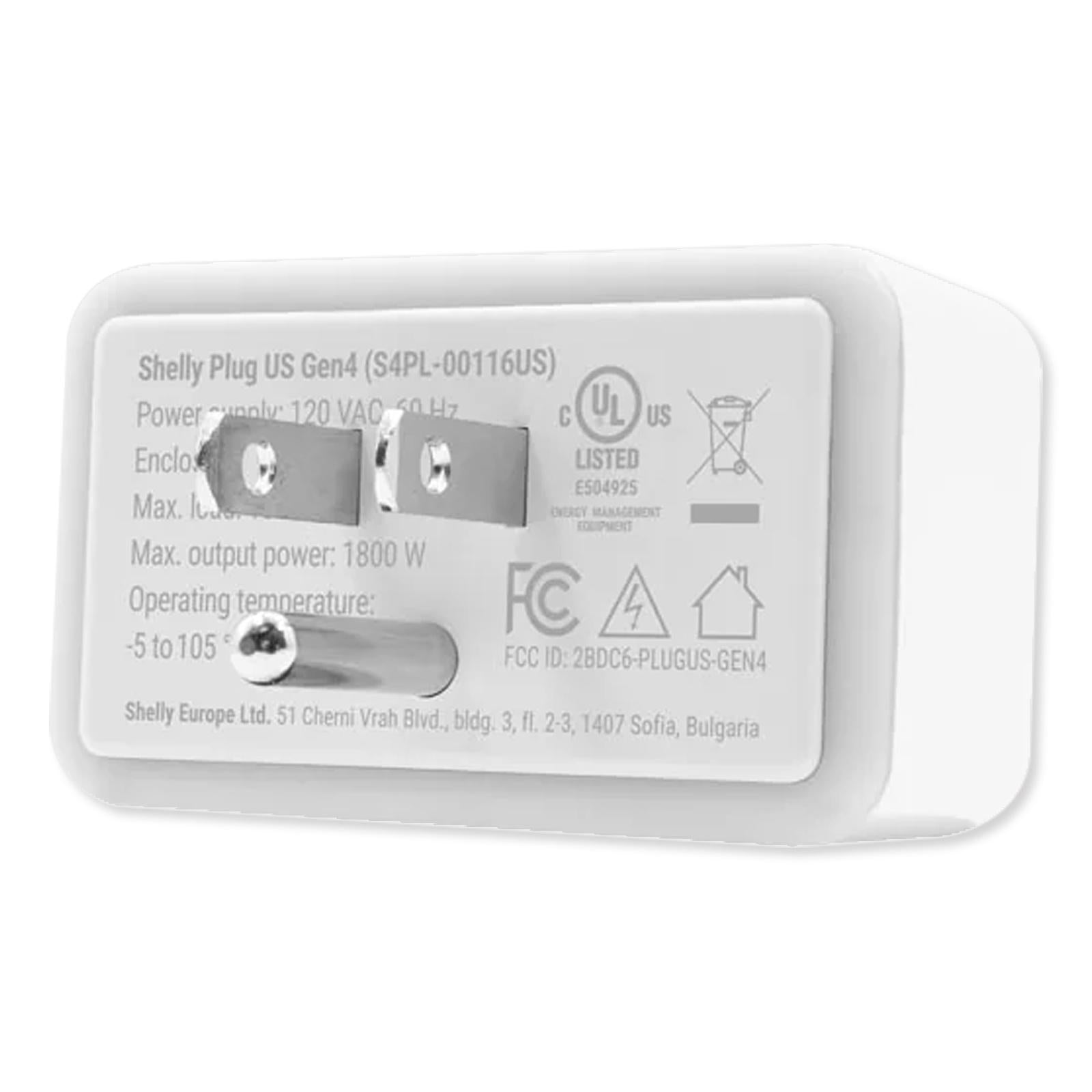 Shelly Plug Gen4 US 1 pack