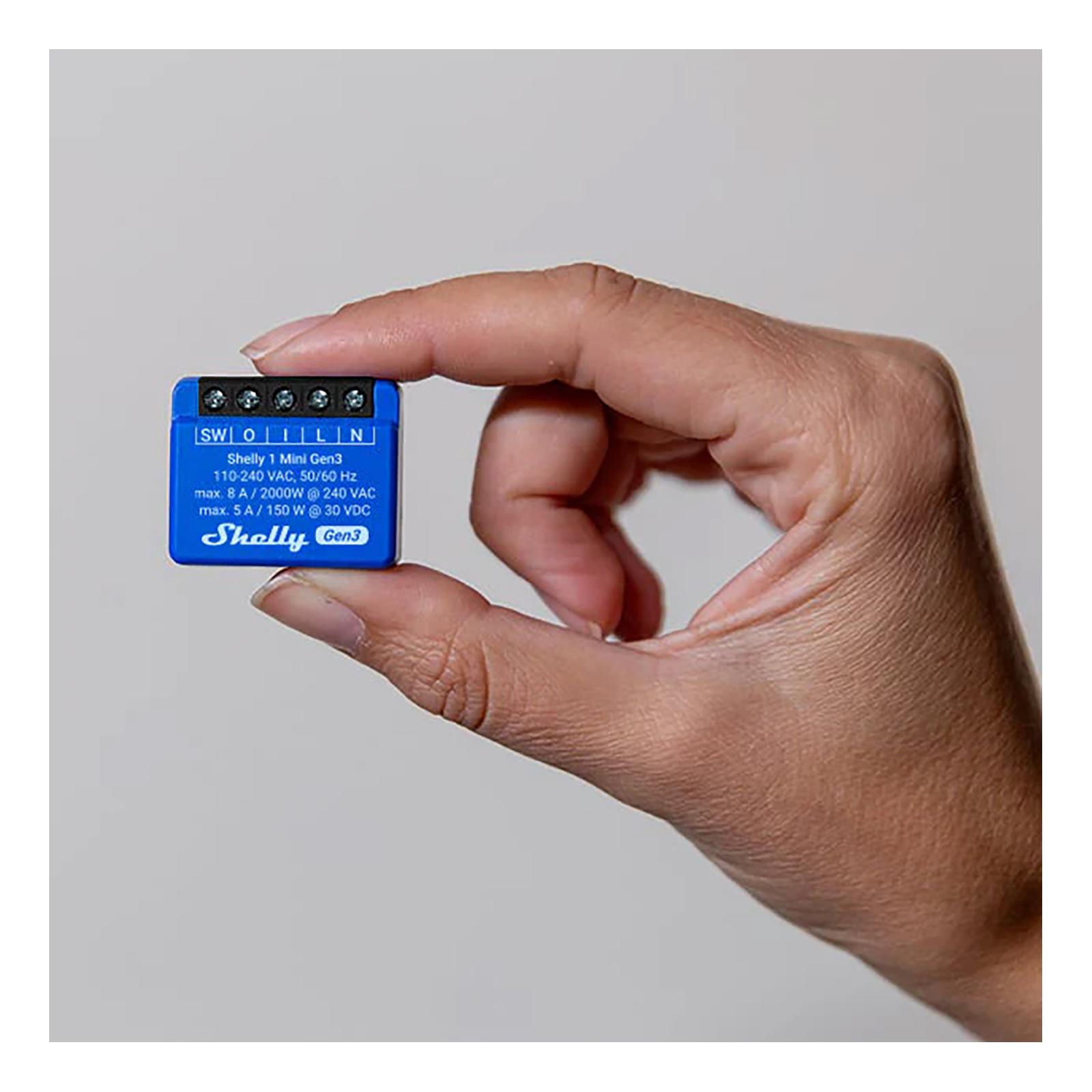 Shelly 1 Mini Gen3 WiFi Smart Relay