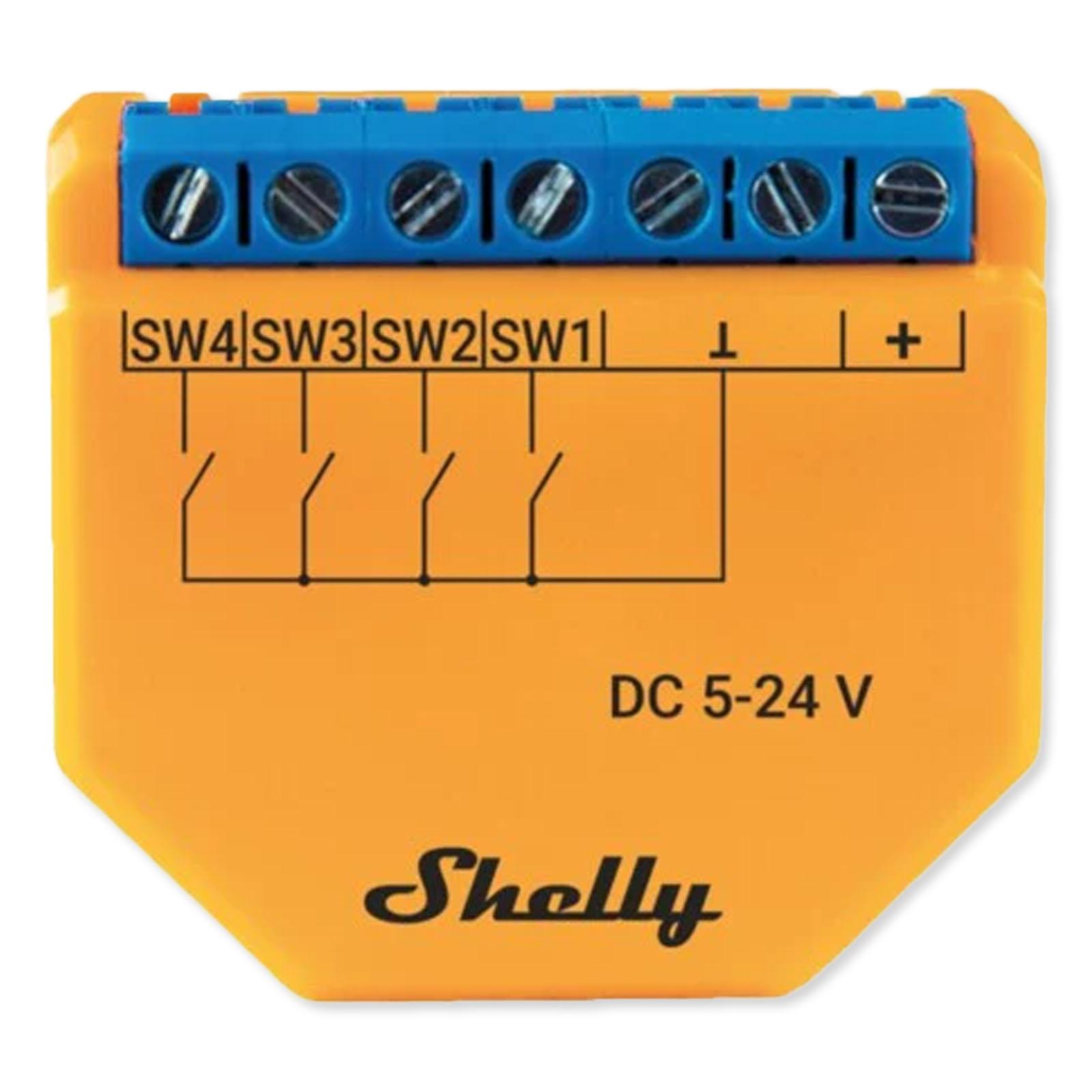 Shelly Plus i4 DC Input Controller