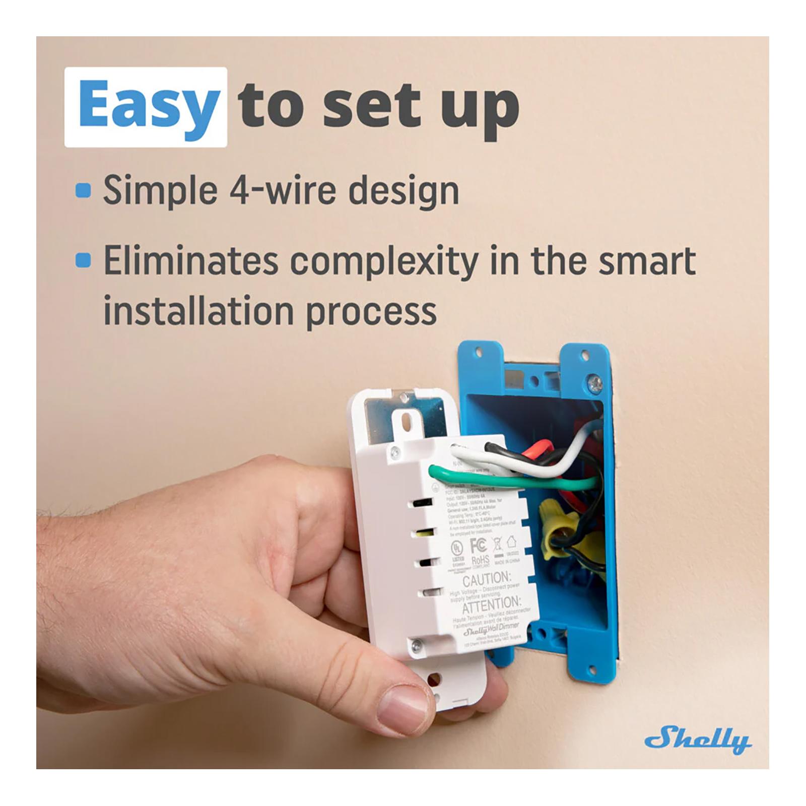 Shelly Wi-Fi Plus Wall Dimmer