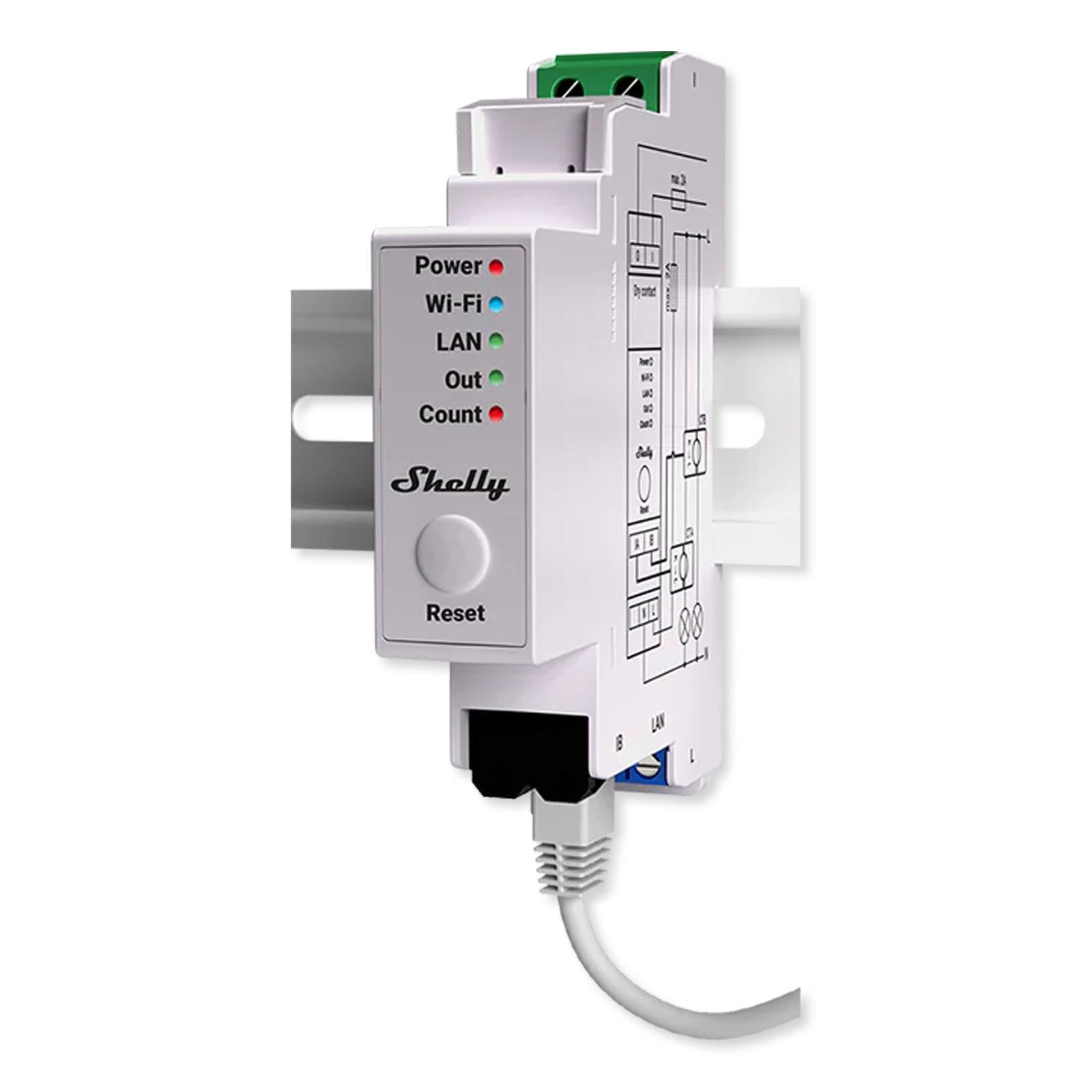 1-Phase Energy Meter with an integrated switch for contactor control. Control and monitor the consumption of any home appliances, electric circuits and office equipment.