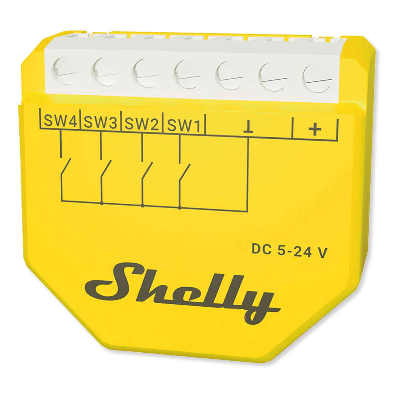 Shelly Wave i4 DC US Multi-Input Module, Z-Wave 800 & Z-Wave LR