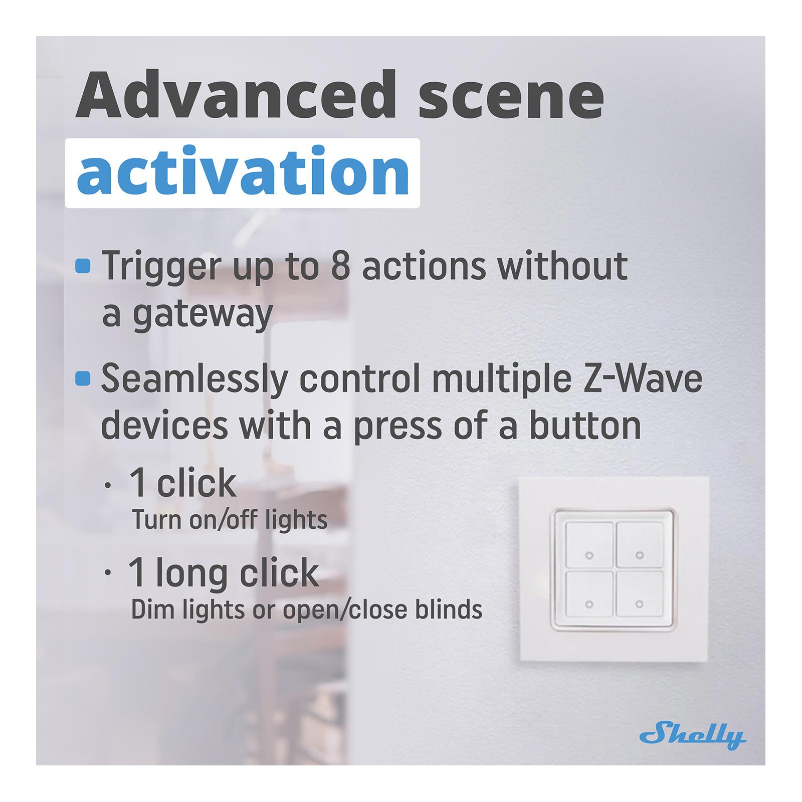 Shelly Wave i4 US Multi-Input Module, Z-Wave 800 & Z-Wave LR