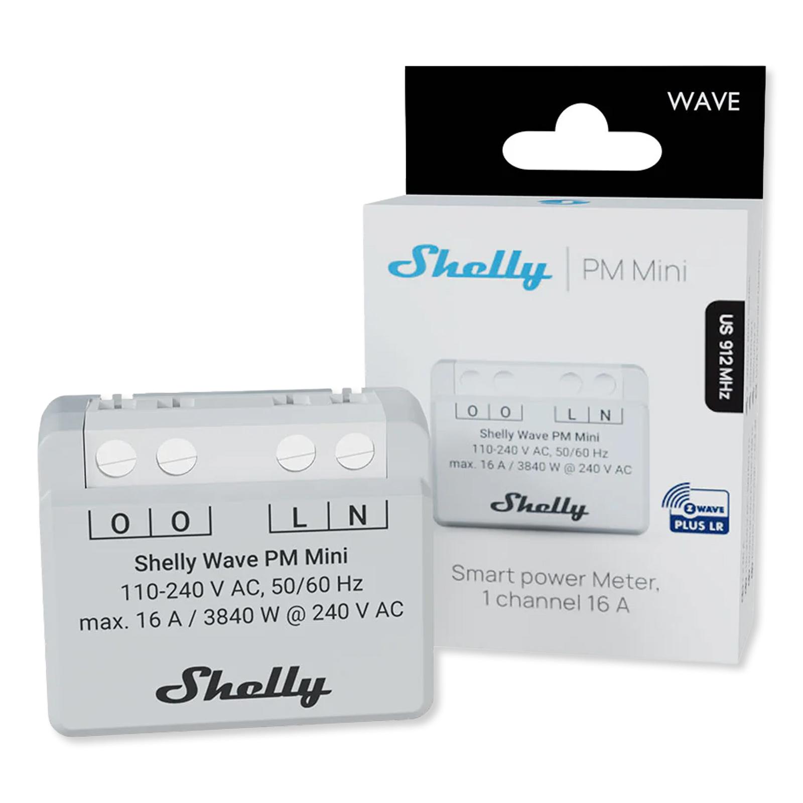 Shelly Wave PM Mini US, Z-Wave 800 & Z-Wave LR