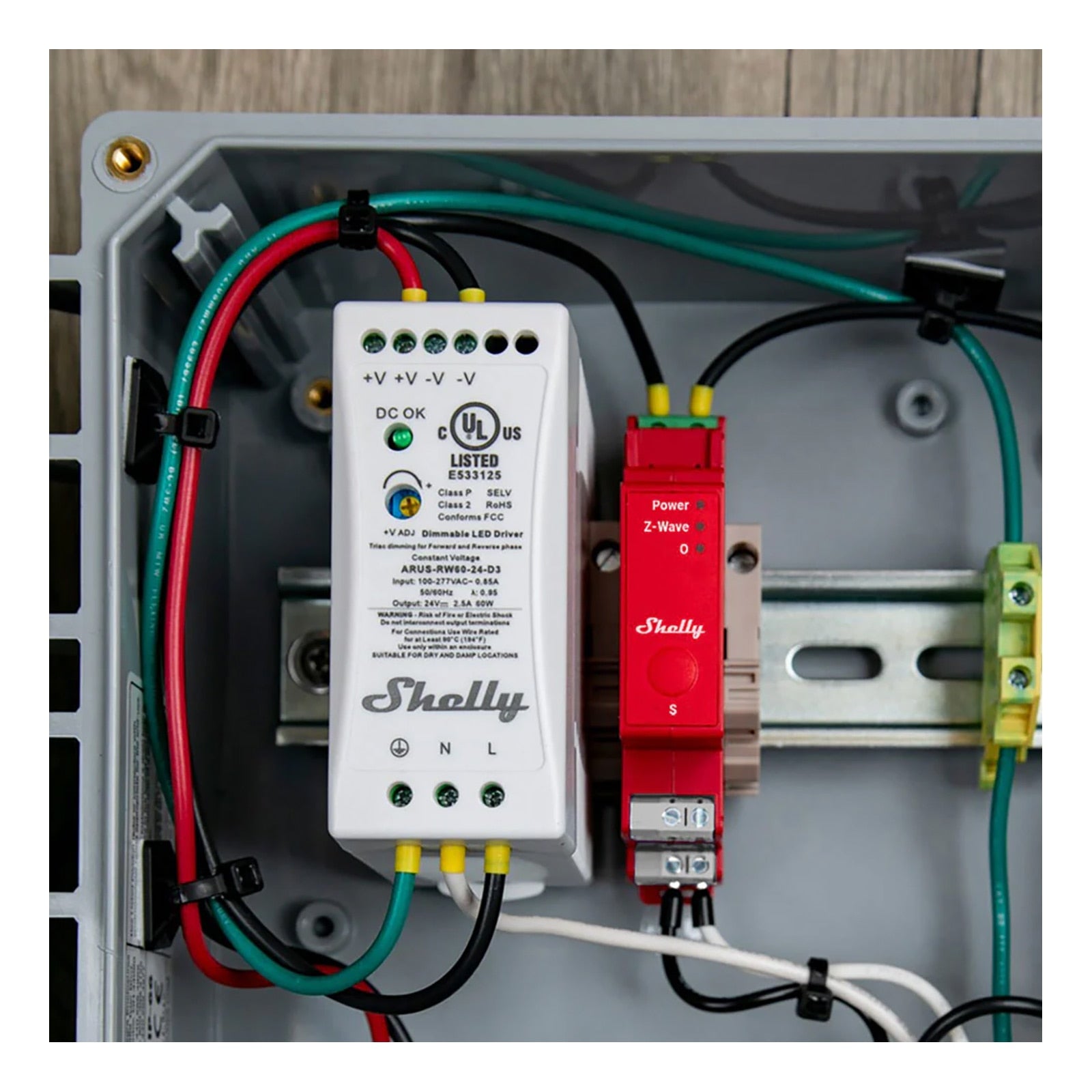 Shelly Wave Pro 1PM US, Z-Wave 800 & Z-Wave LR