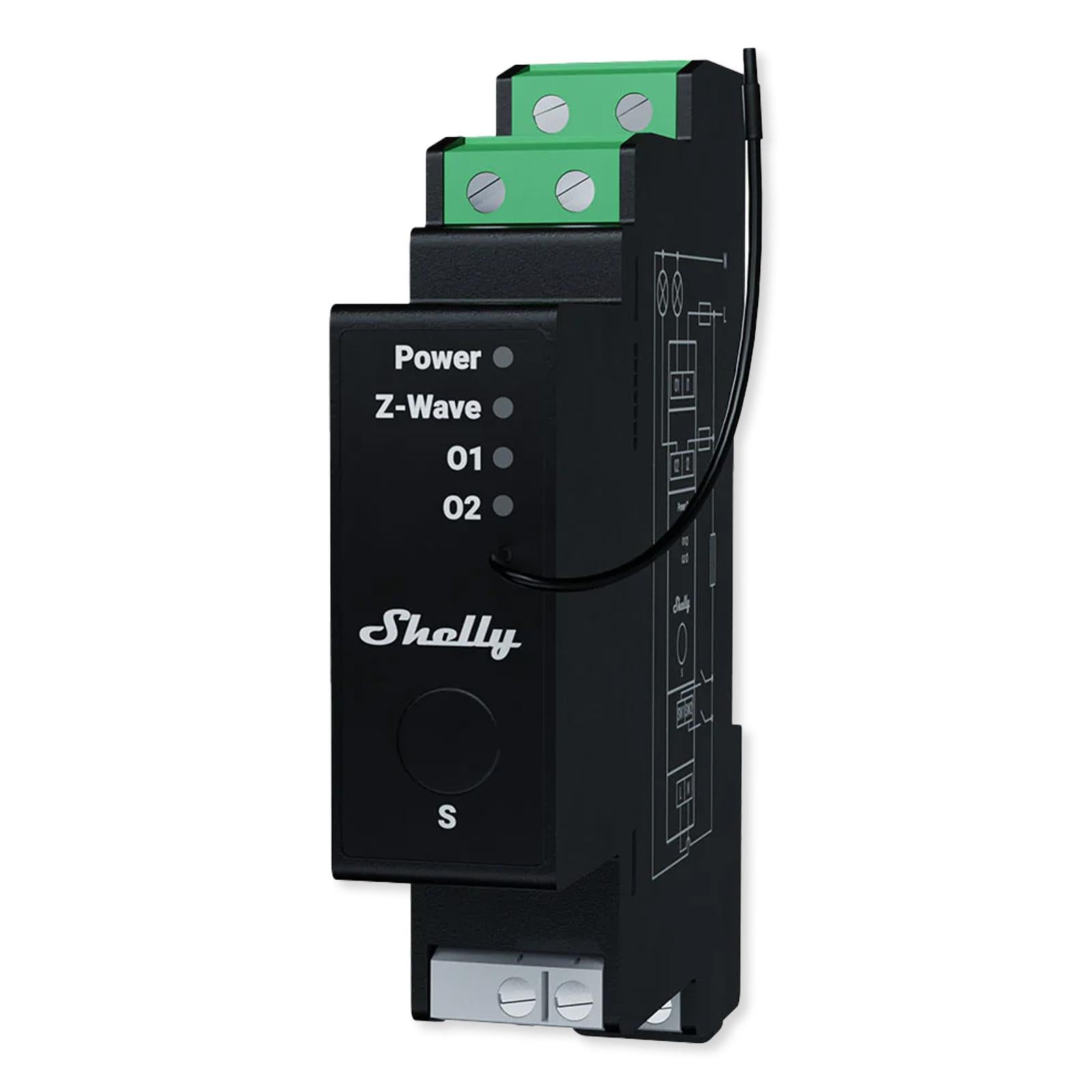 Shelly Wave Pro 2PM US, Z-Wave 800 & Z-Wave LR