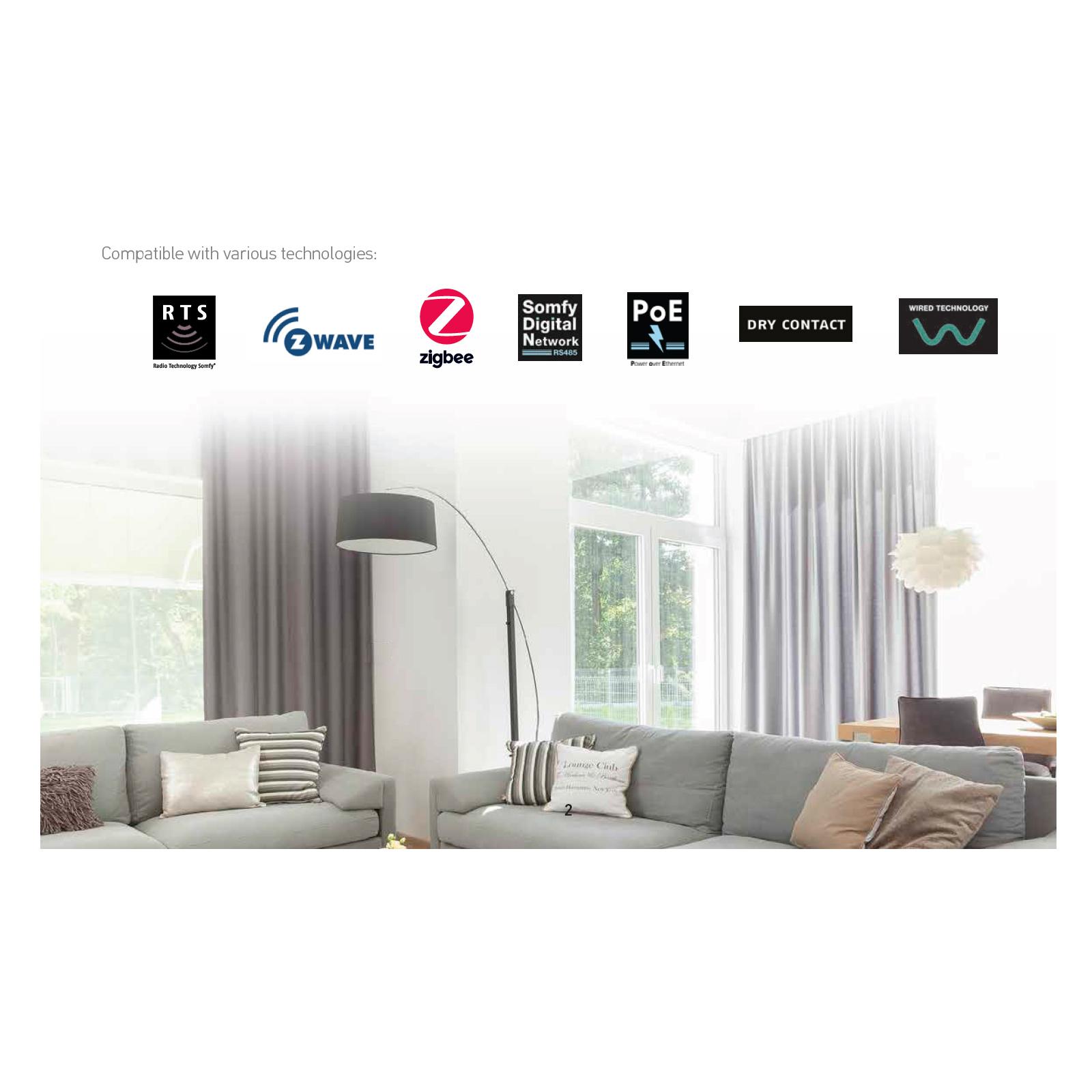 Somfy Irismo 35 (Mini DC) RTS Drapery Motor