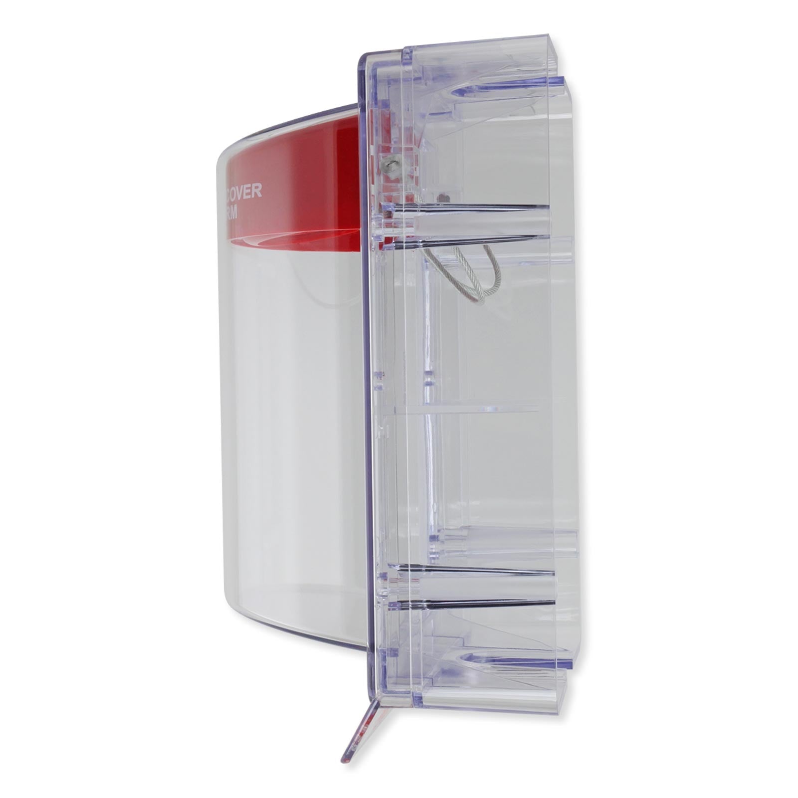 STI Stopper II Fire Alarm Cover with Horn and Clear Spacer - Fire Label