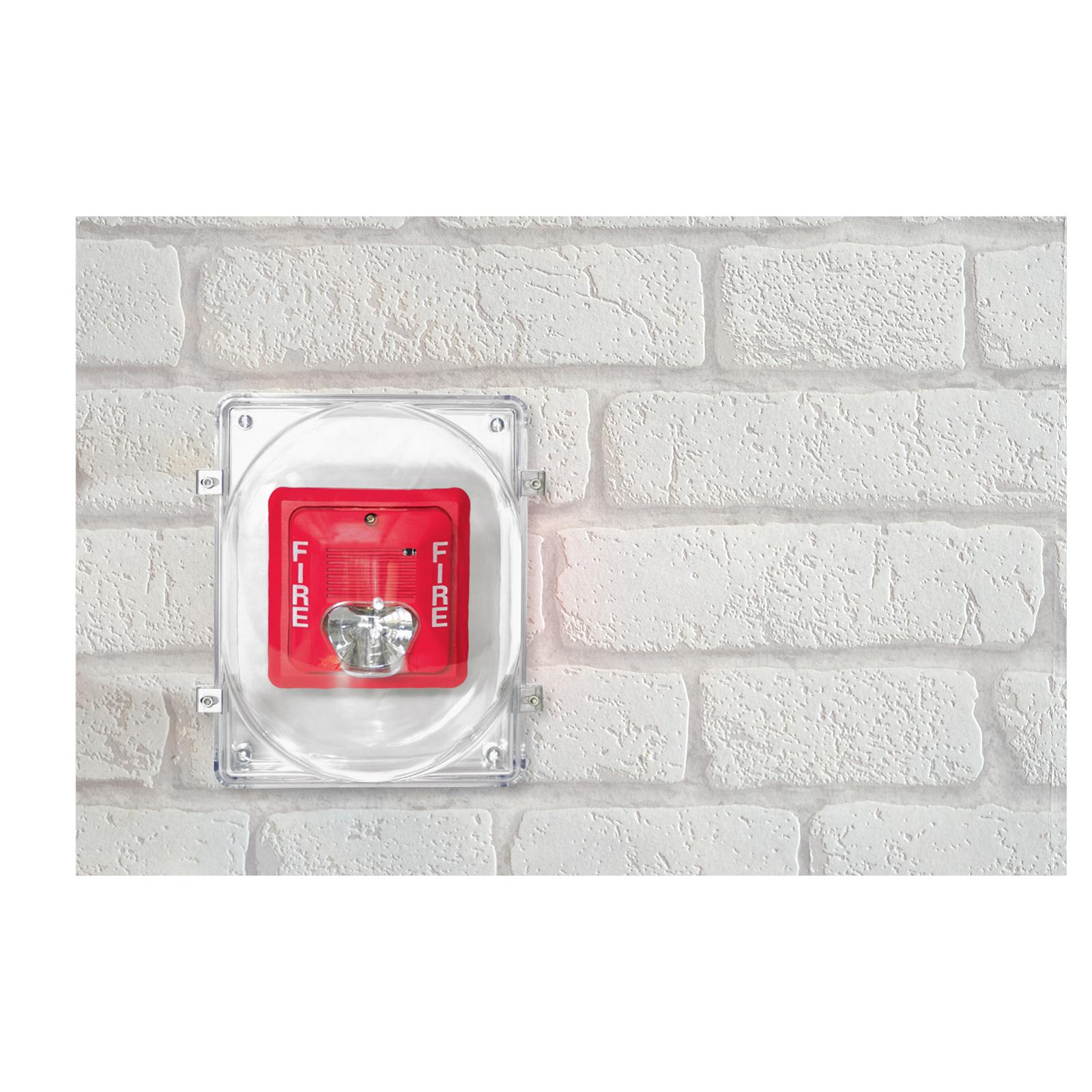 STI Strobe Damage Stopper and Open Back Box for Flush Mount