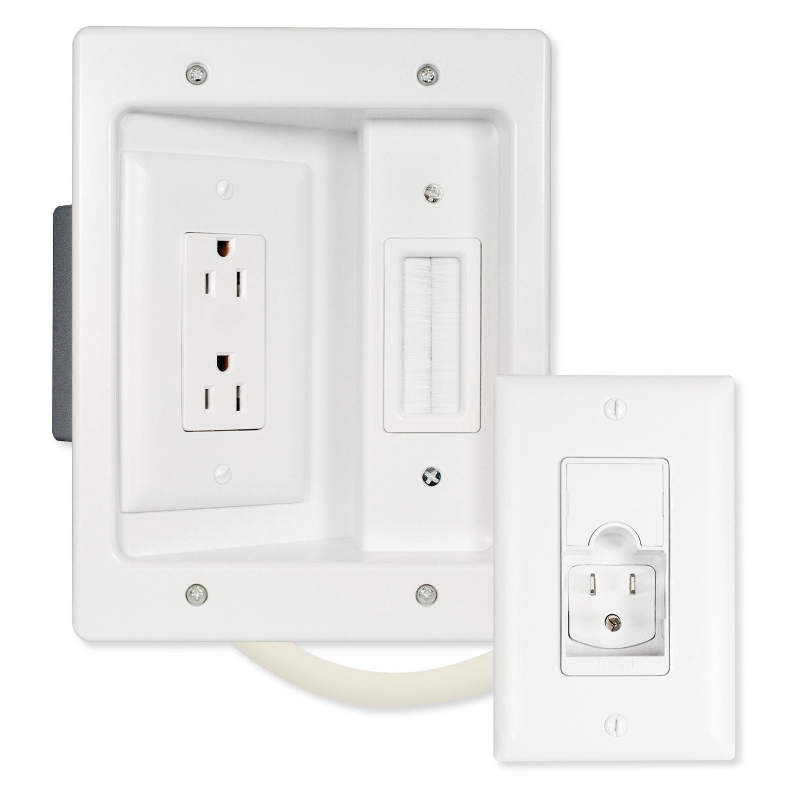 Sanus In-Wall TV Power and Cable Management Kit